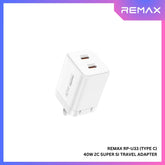 REMAX - RP-U33 Qingee Series PD Super Si Charger ( 40W ) - White